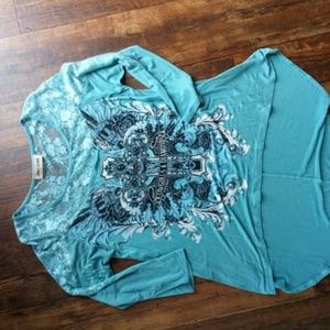 Cowgirl and diamonds tunic